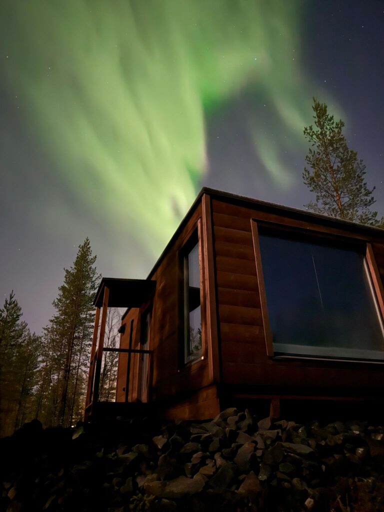 Aurora Hill Resort Auroras in Rovaniemi, Lapland Hungrytravelfamily