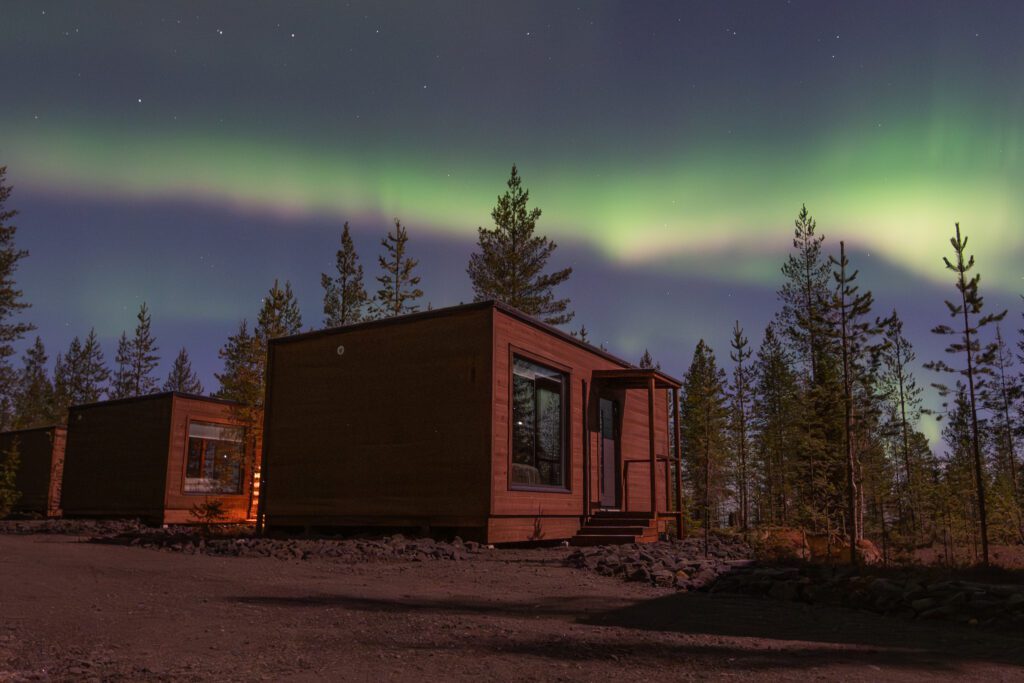 Auroras in Rovaniemi Hungrytravelfamily