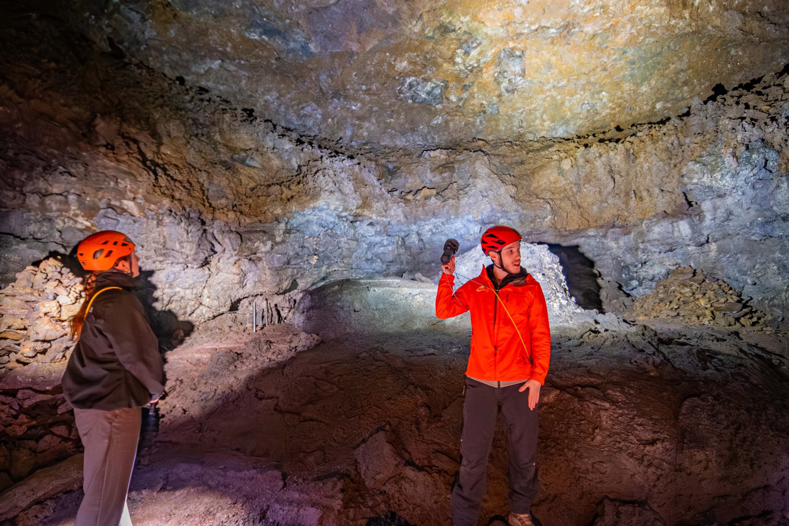 Iceland lava cave Hungrytravelfamily