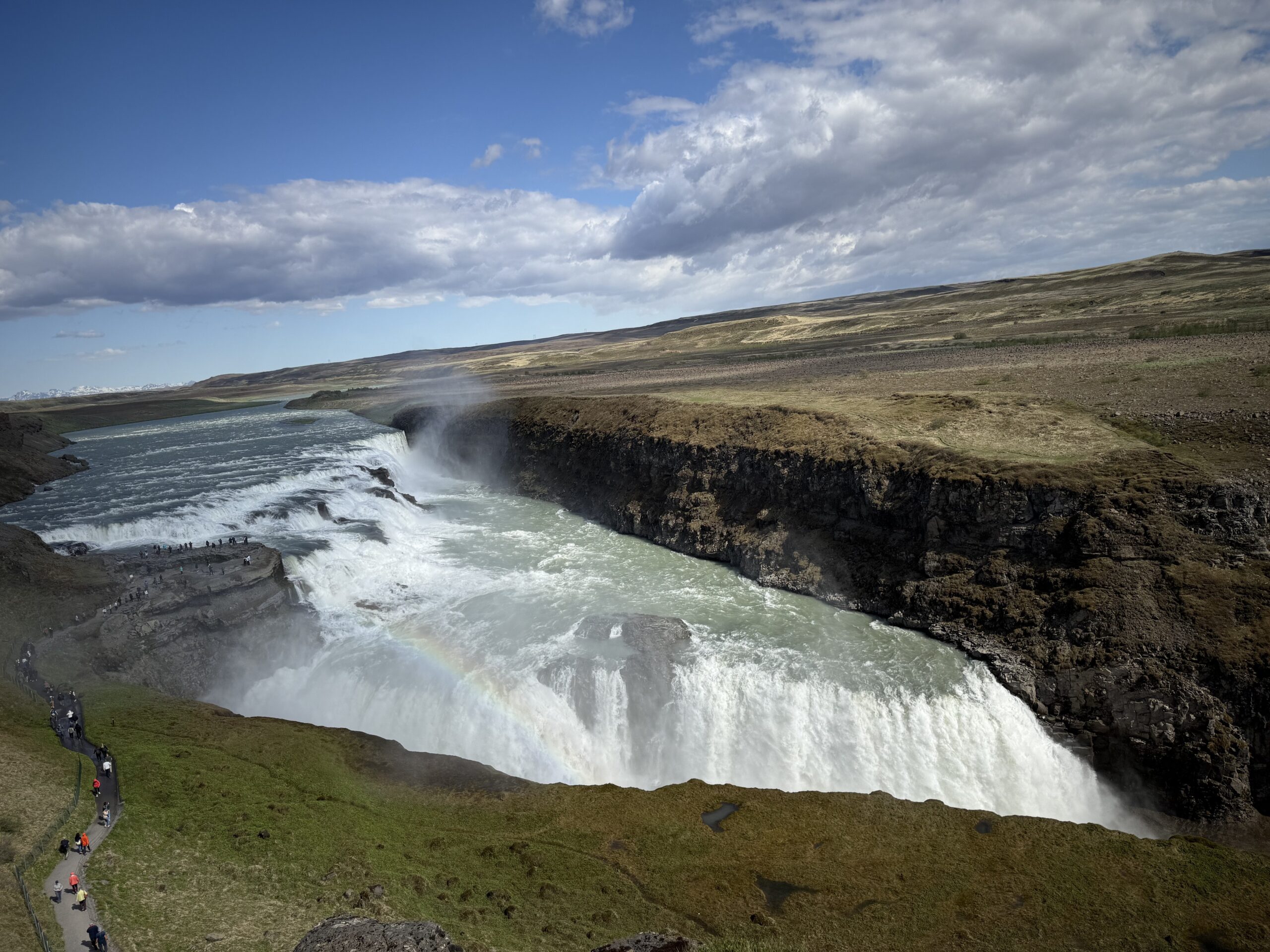 Iceland Ring road Gullfoss waterfall Hungrytravelfamily