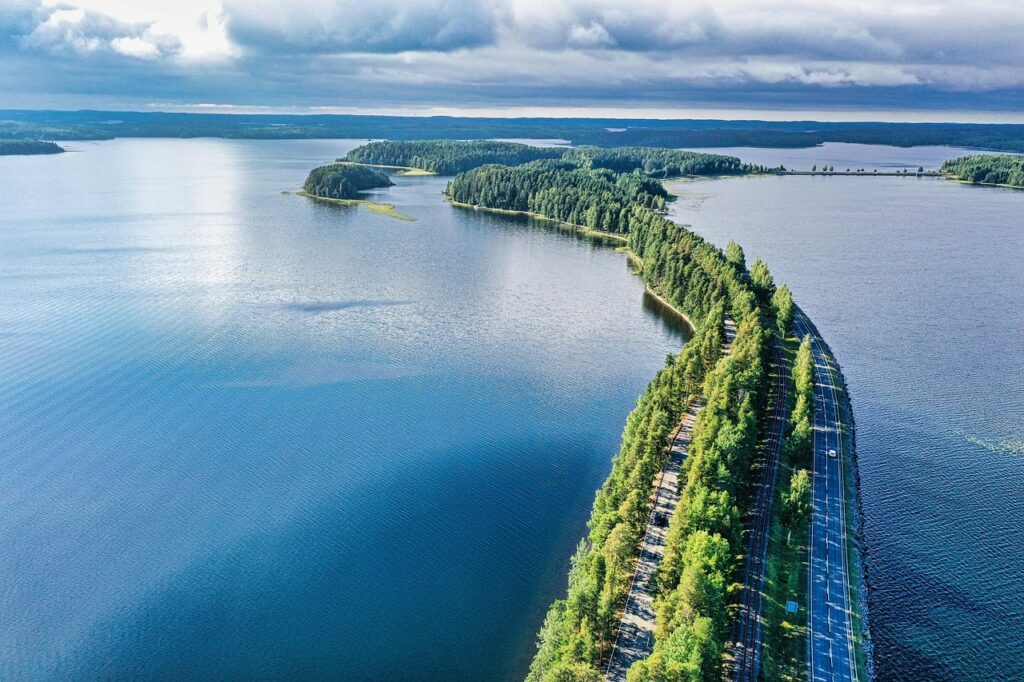 Finland summer road Hungrytravelfamily