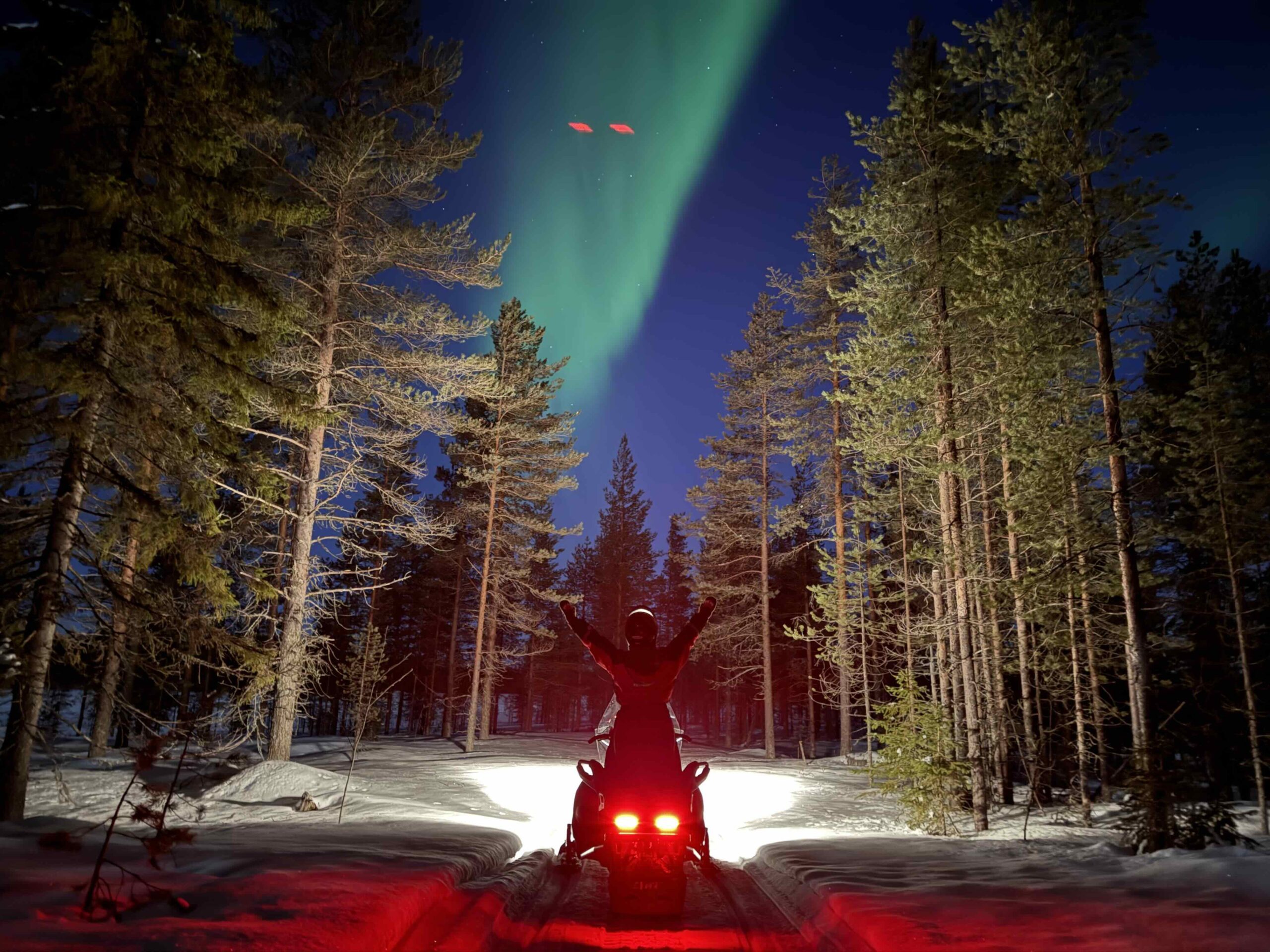 Northern Lights Rovaniemi Hungrytravelfamily