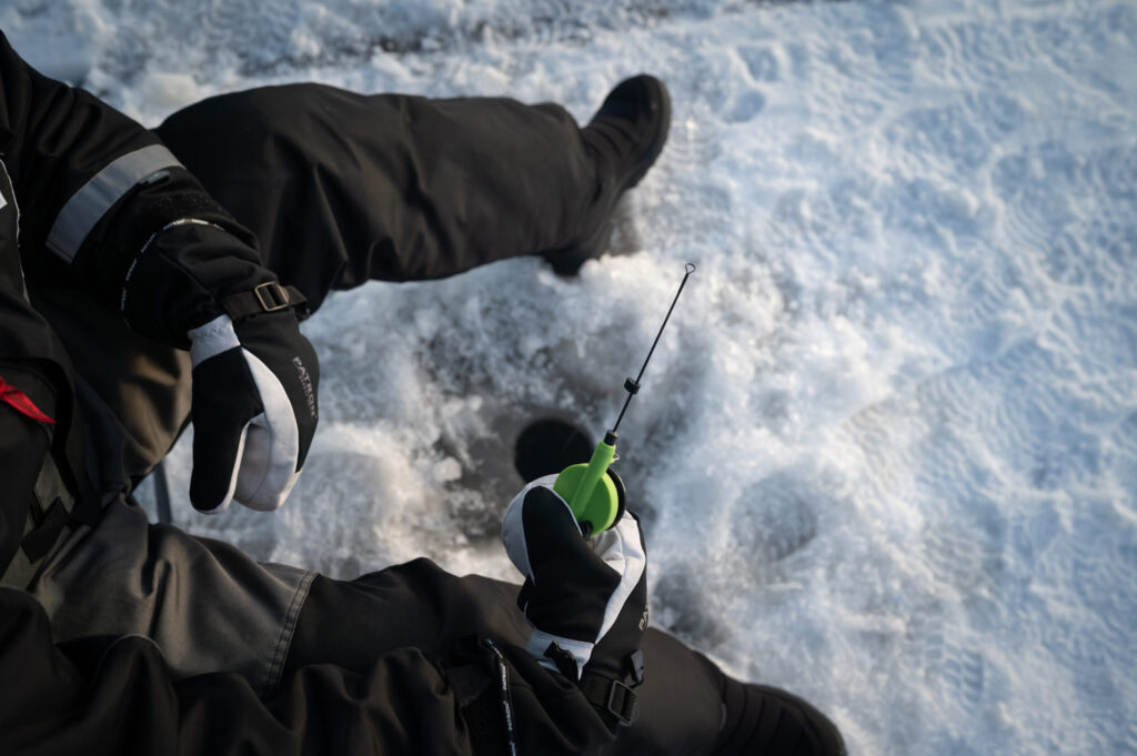 Ice Fishing Rovaniemi Lapland Finland Hungrytravelfamily