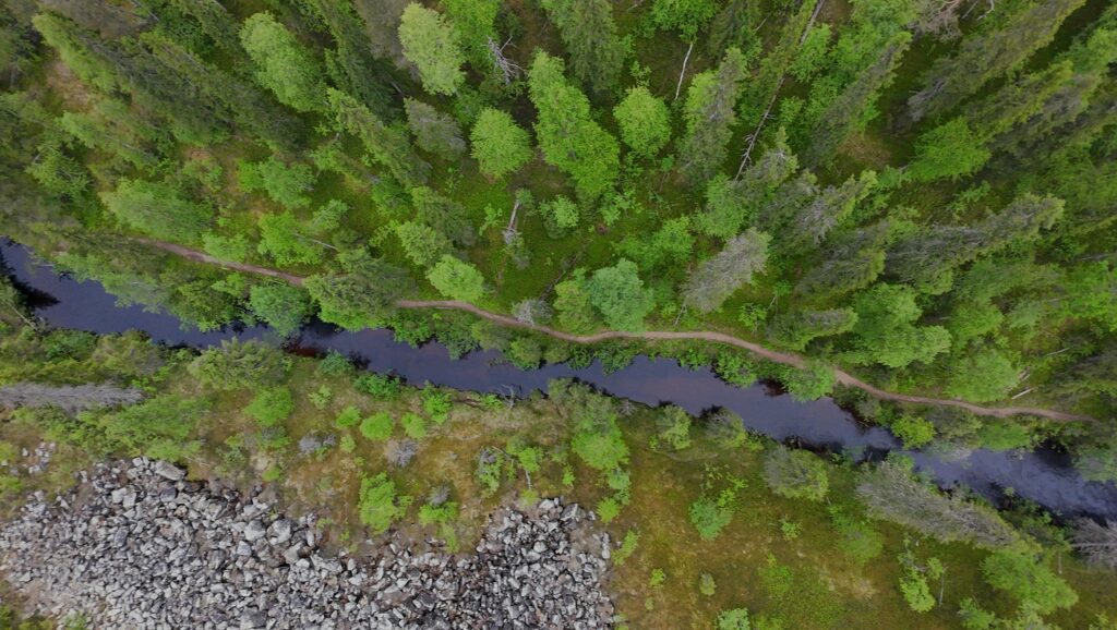 Korouoma canyon summer Posio Lapland Finland HungryTravelFamily