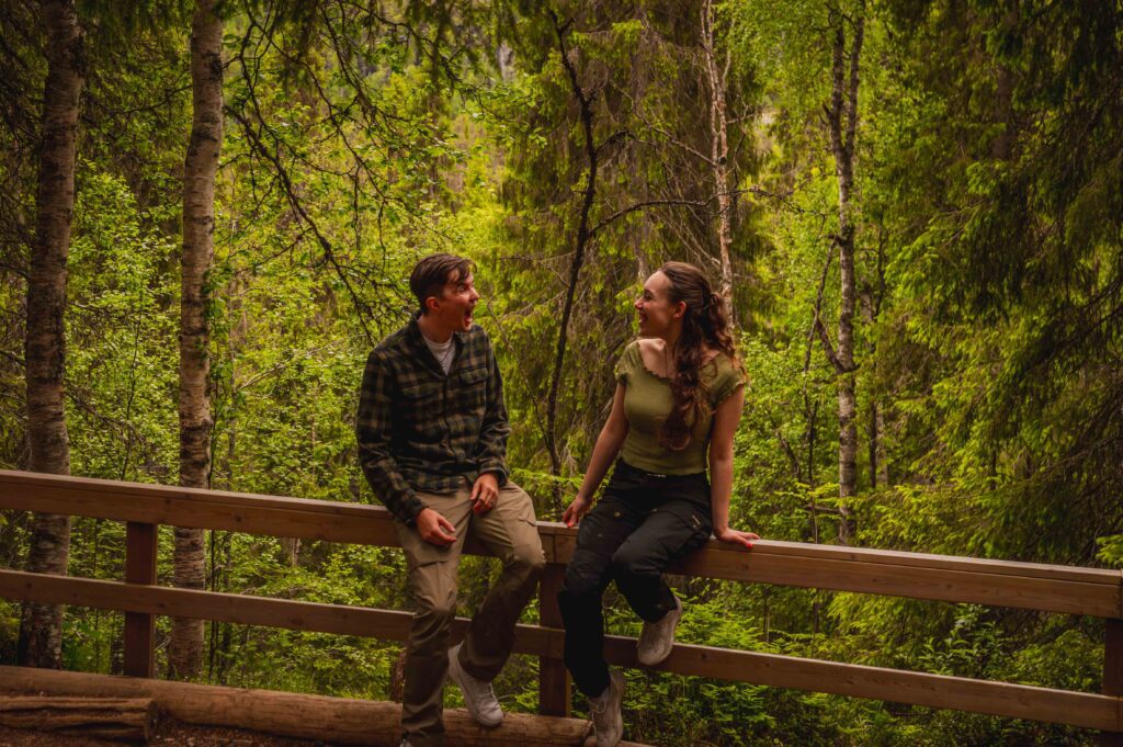 Korouoma canyon summer Posio Lapland Finland HungryTravelFamily