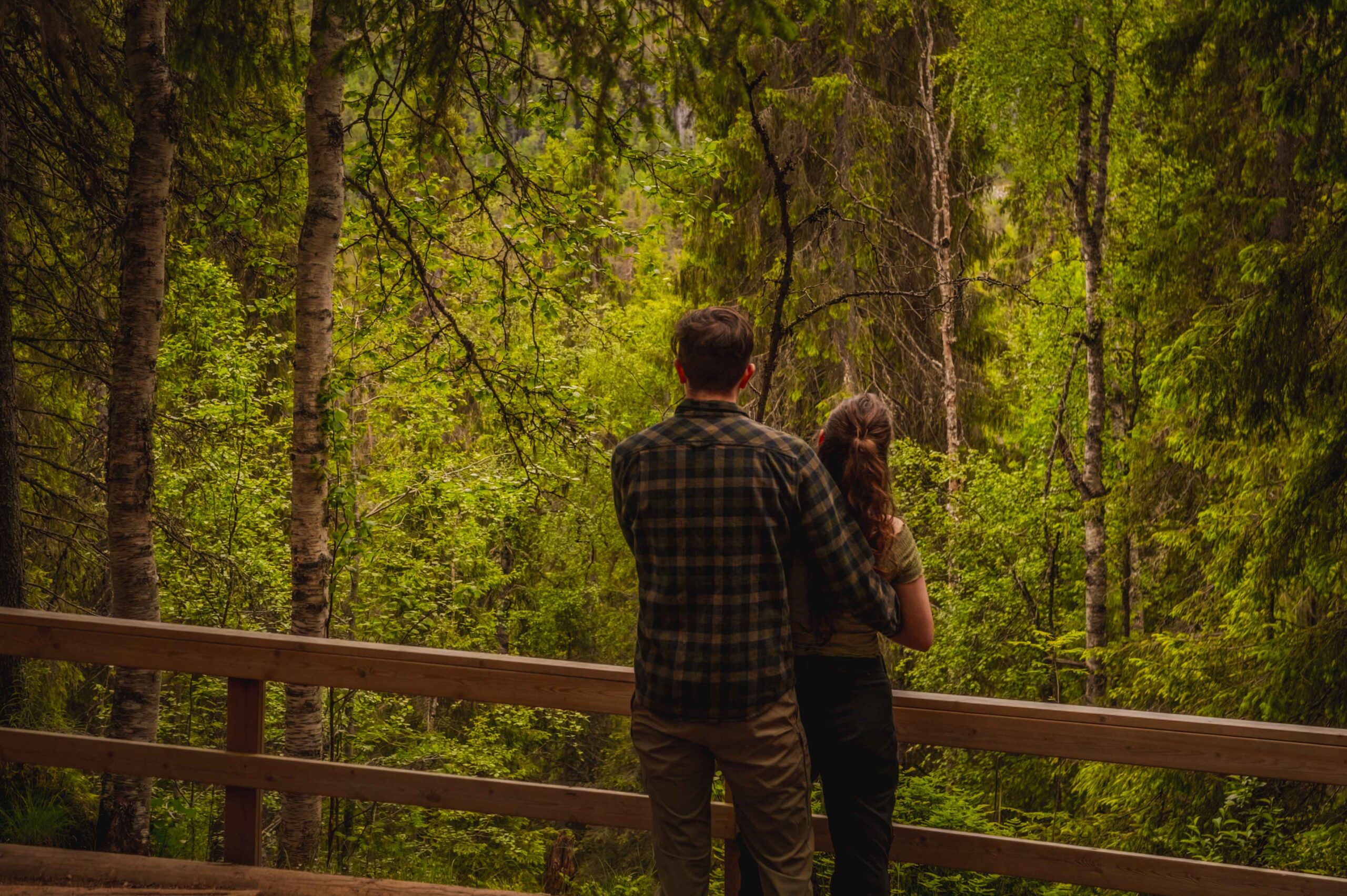 Korouoma-Schlucht im Sommer, Posio, Lappland, Finnland, Hungrytravelfamily