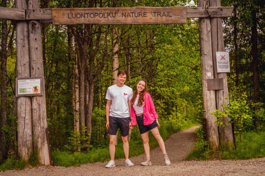 Auttiköngäs Waterfall Posio Lapland Finland HungryTravelFamily