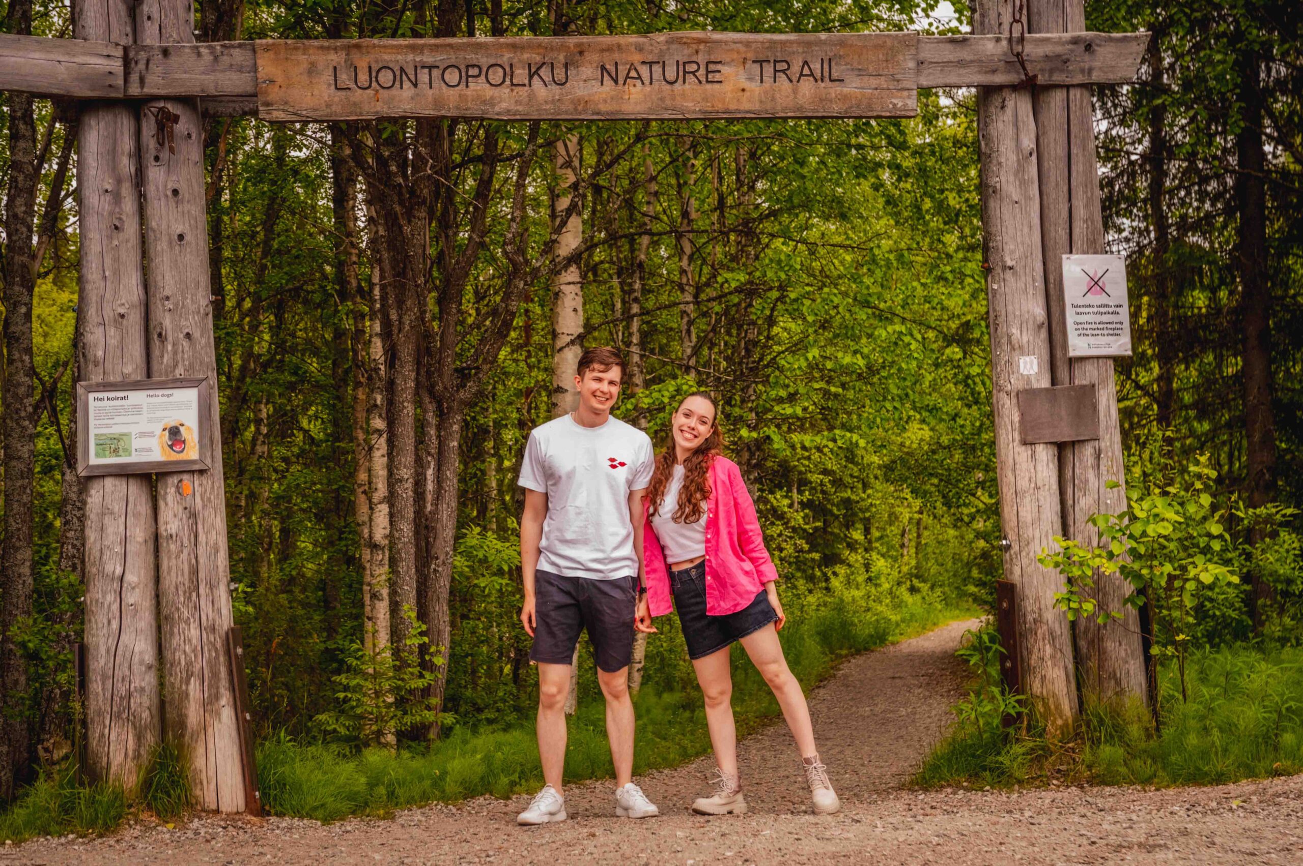 Auttiköngäs Waterfall Posio Lapland Finland HungryTravelFamily