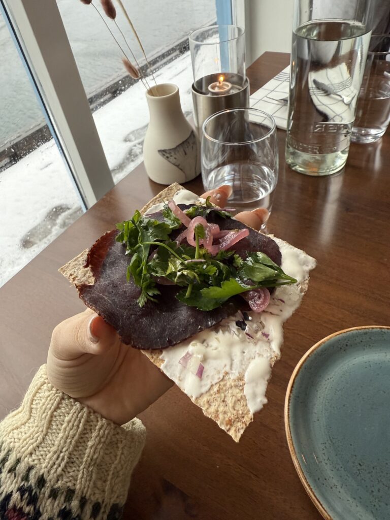 Lofoten local restaurant Norway HungryTravelFamily