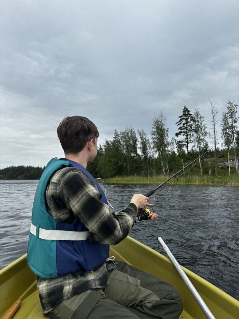 Finland fishing summer HungryTravelFamily