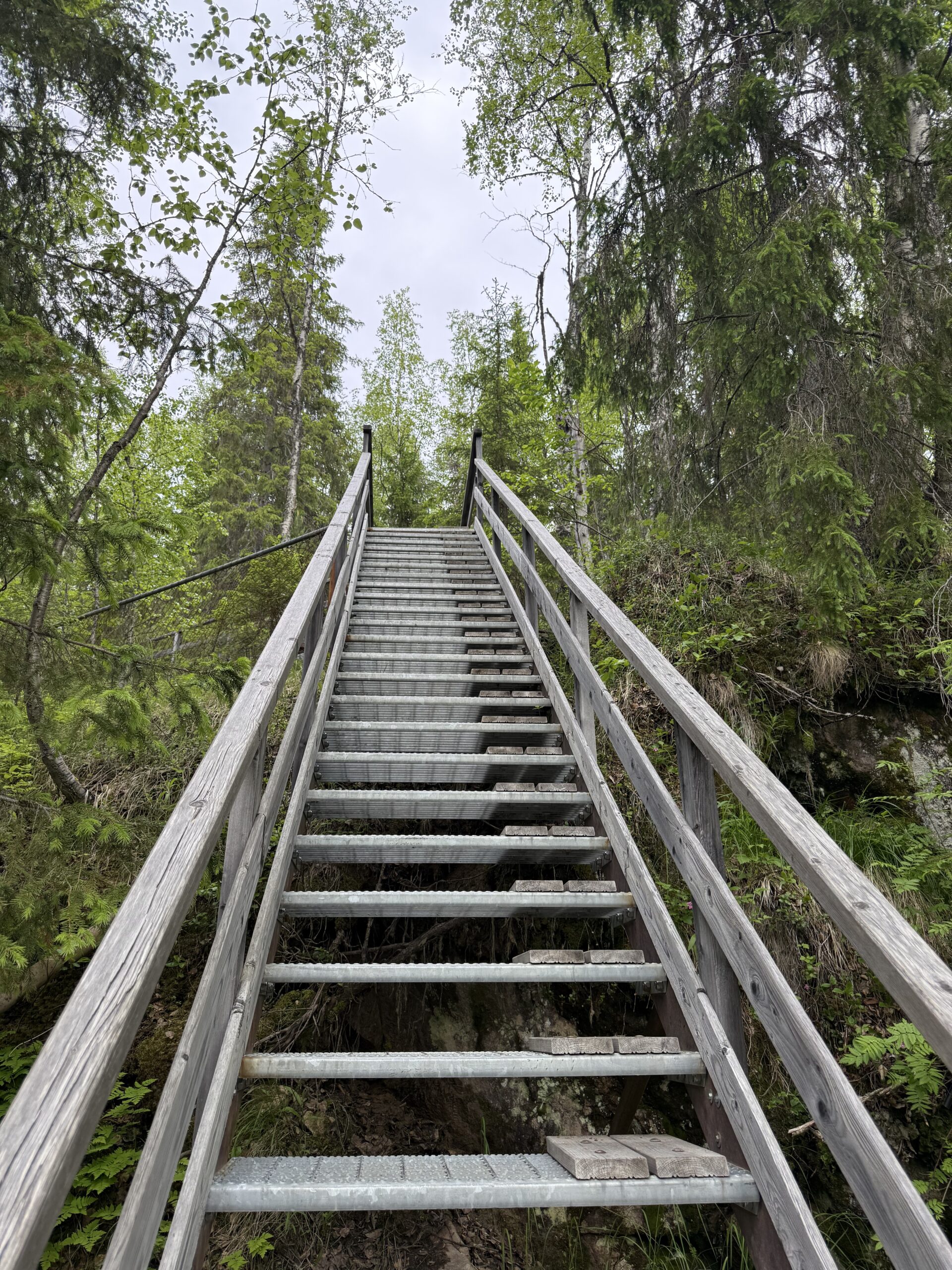 Auttiköngäs Waterfall Posio Lapland Finland HungryTravelFamily