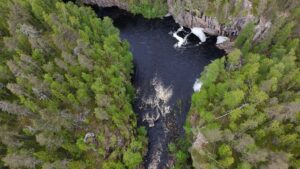 Korouoma canyon summer Posio Lapland Finland HungryTravelFamily