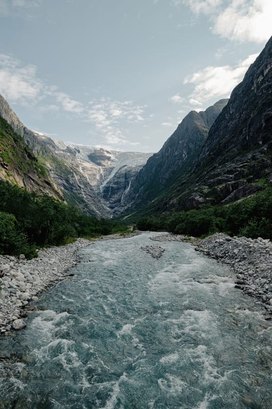 Loen Glacier Road — art print by Joona Heinonen