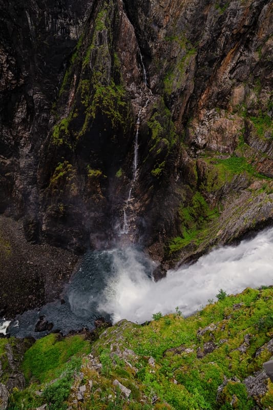 Looking Down Vøringsfossen — art print by Joona Heinonen