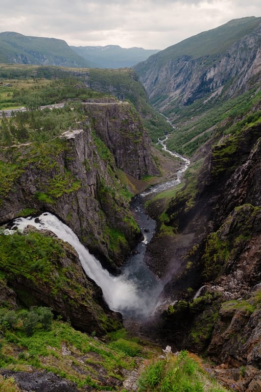 Vøringsfossen from the Trail — art print by Joona Heinonen