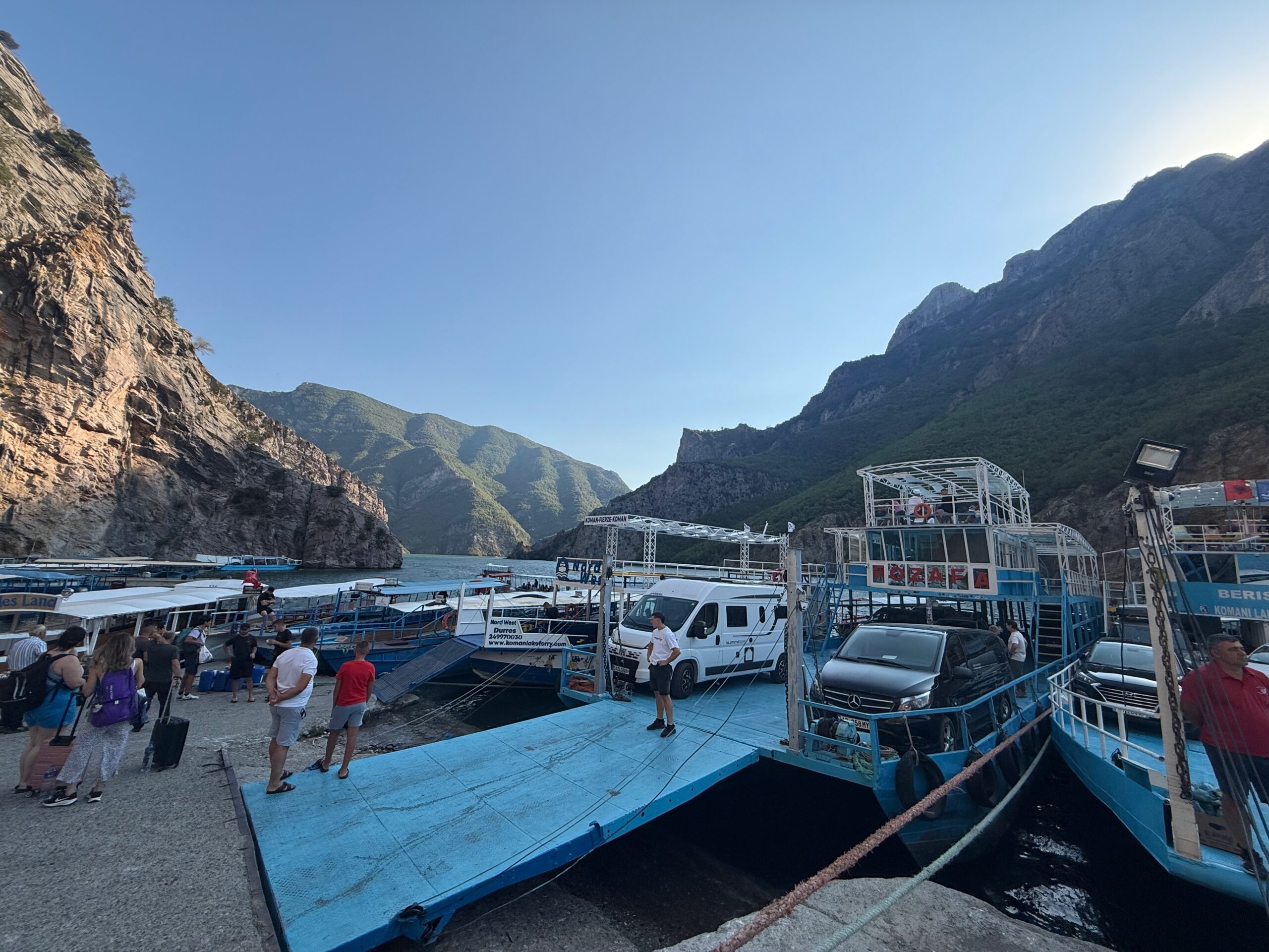 Komani Lake Ferry, Albania: