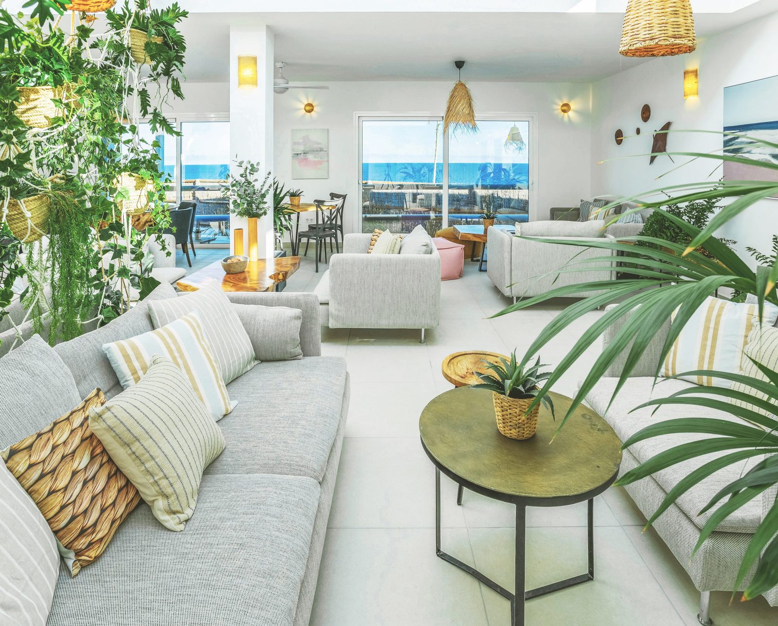 Boutique Beach Villa's outdoor living space, from Lanzarote Retreats' gallery.