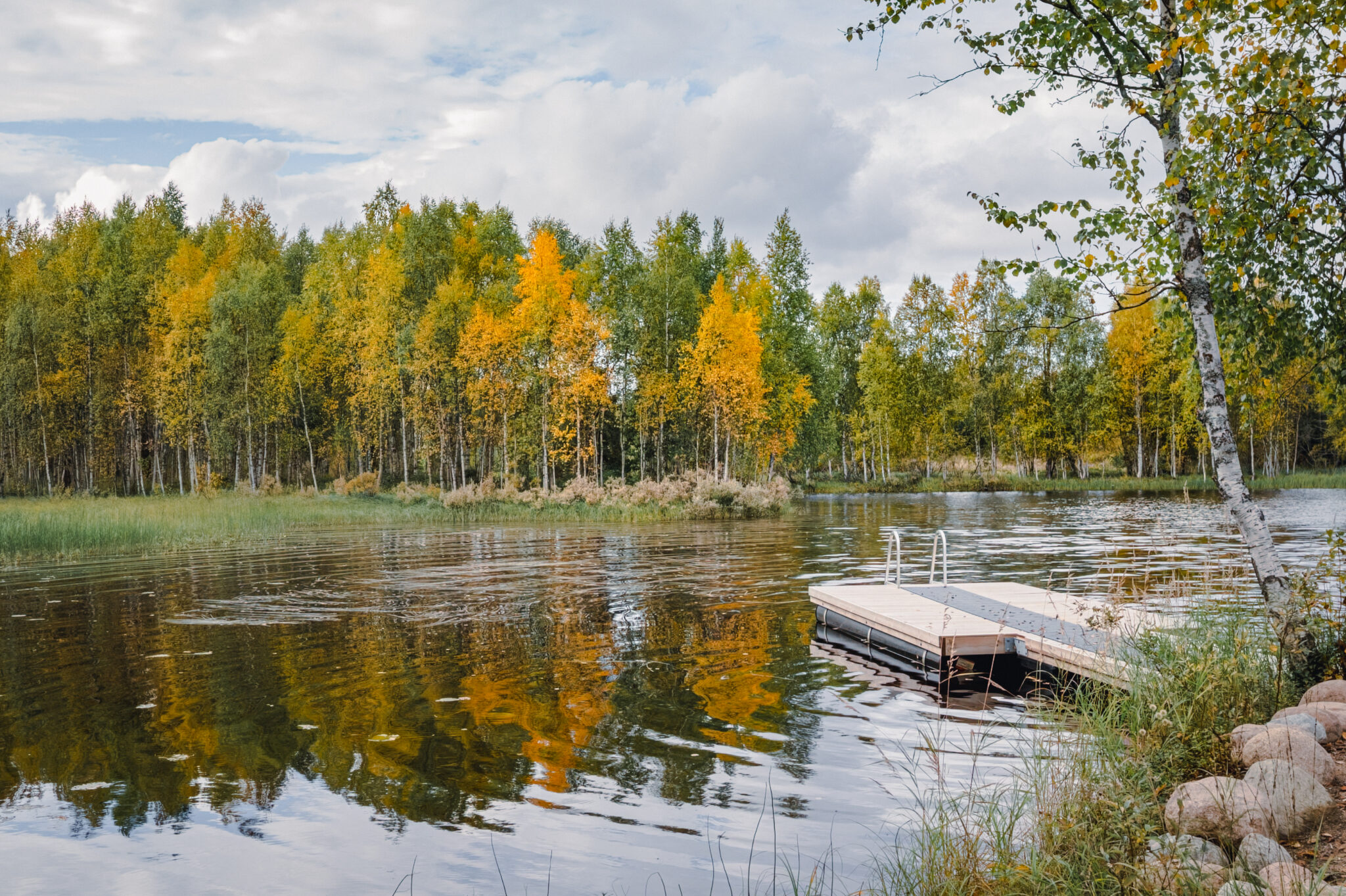 Silver Birch Resort on a wedding day, prepared by the Rovaniemi Weddings team.