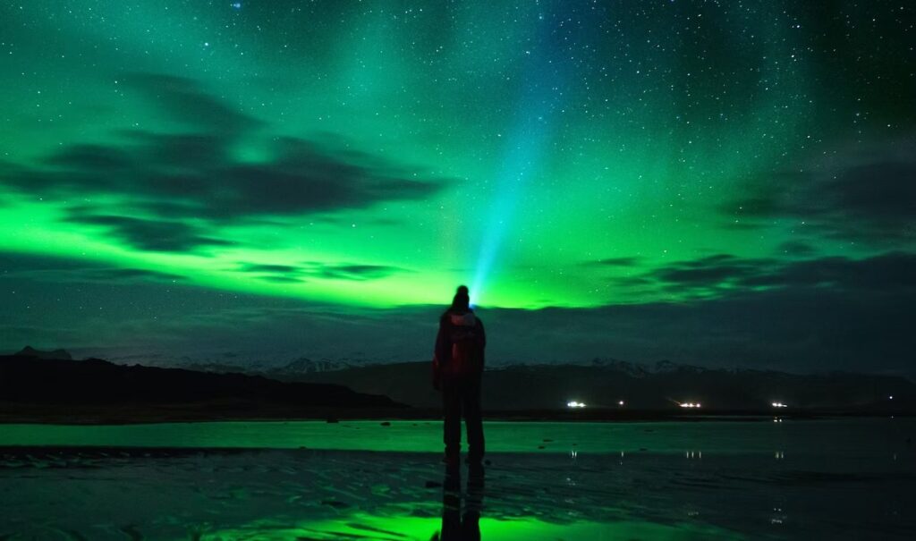 Aurora Snowshoe Hike with Legendary Adventure in Tromsø, Northern Norway
